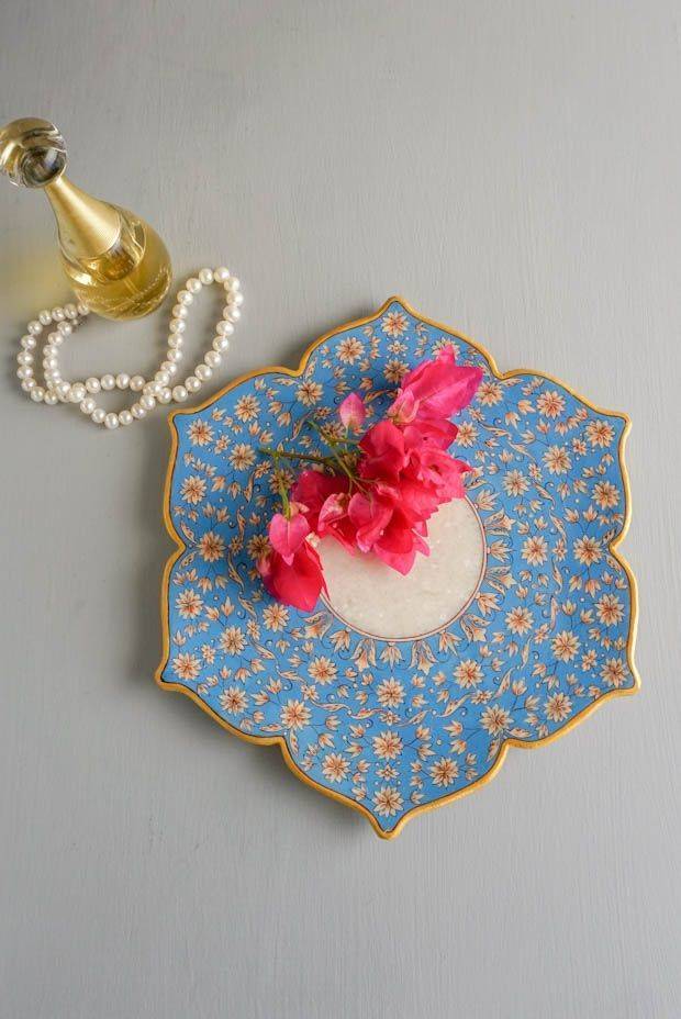 Moonlit Candle Plate