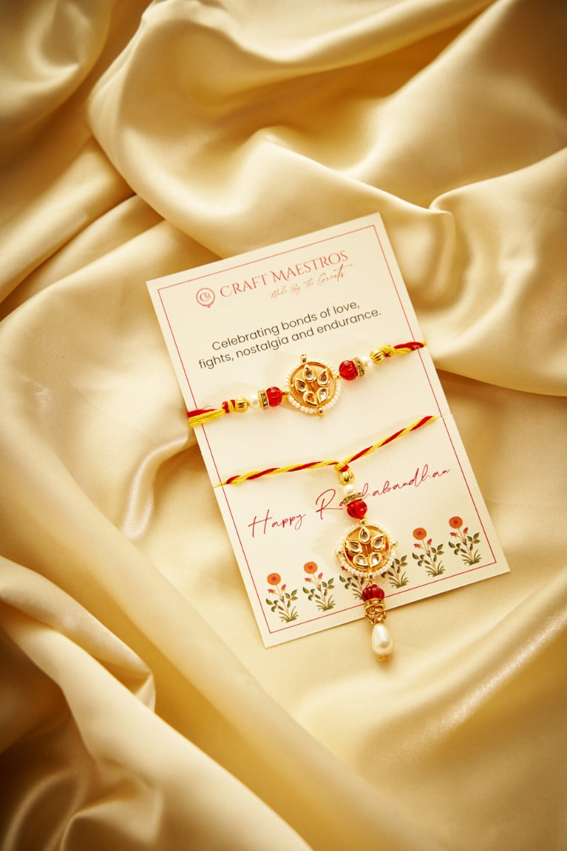 Kundan Phool Bhaiya Bhabhi Rakhi