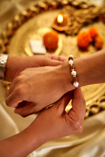 Peace & Protection Rudraksha Rakhi