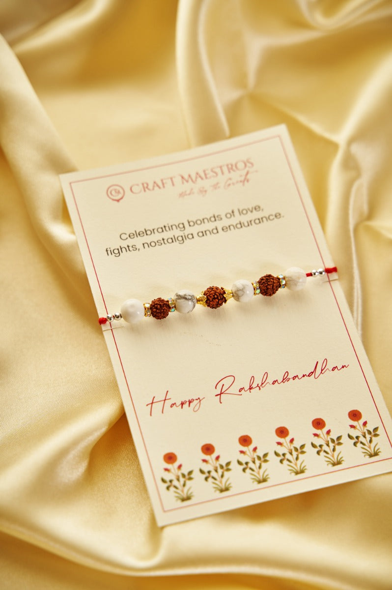 Peace & Protection Rudraksha Rakhi