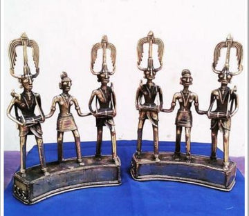 Set of 2 tribal showpiece